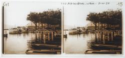 Aix-les-Bains, le Port et le bateau