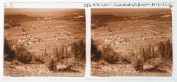 Montagnieu, l'éboulement, vue sur Les Granges