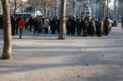 [Les boulistes de la place Maréchal Lyautey]