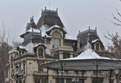 Institut Lumière sous la neige, Lyon, 8e arrondissement