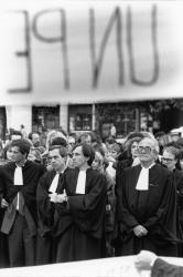 [Manifestation des professions judiciaires à Lyon]