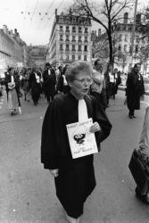 [Manifestation des professions judiciaires à Lyon]