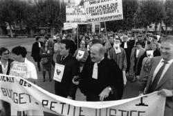 [Manifestation des professions judiciaires à Lyon]