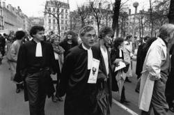 [Manifestation des professions judiciaires à Lyon]