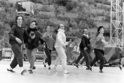 [3e Biennale de la danse de Lyon (1988). Répétition de "Mammame", de Jean-Claude Gallotta]