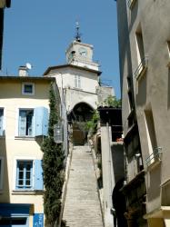 Grand escalier, Crest, Drôme