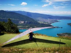 Col de la Forclaz, vue sur le Lac d'Annecy (Haute-Savoie).