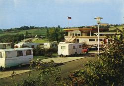 Dardilly. - Vue d'ensemble sur le camping "Porte de Lyon", route nationale 6