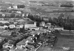 Denicé (Rhône). - Vue générale aérienne