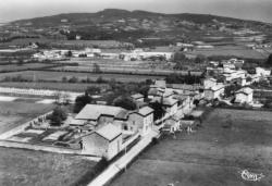 Dommartin (Rhône). - Vue aérienne