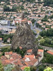 Mont Saint-Michel d'Aiguilhe vu du Rocher Corneille