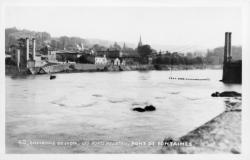 Environs de Lyon. - Les Ponts meurtris. - Pont de Fontaines