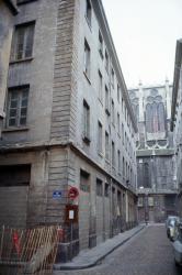 [Quartier Saint-Jean (Lyon 5e). Chantier des rues Sainte-Croix et Mandelot]