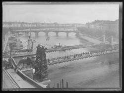 Ancien pont de la Feuillée et construction du nouveau pont