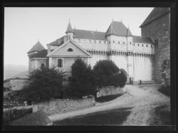 Château d'Annecy vu du haut de la côte Saint-Maurice