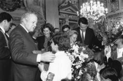 [Visite d'Etat de Mário Soares, président du Portugal. Réception à l'hôtel de ville de Lyon]