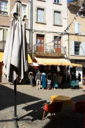 Place du marché, Les Vans, Ardèche