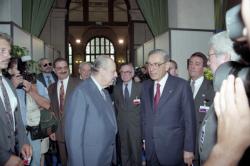 [Sommet du G7 (Lyon, 27-29 juin 1996). Réception de Boutros Boutros-Ghali, secrétaire général de l'O.N.U.]