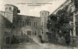 Lacenas (Rhône). - Château de Bionnay. - Cour d'honneur