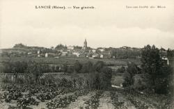 Lancié (Rhône). - Vue générale