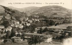 Lamure-sur-Azergues (Rhône). - Vue panoramique no.4