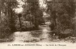 Lamure-sur-Azergues (Rhône). - Les bords de l'Azergues