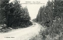 Monsols. - Route d'Ouroux et de St-Mamert à Lamure d'une longueur de 23 km.
