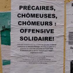 Confinement, messages militants, Lyon 7e