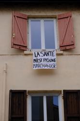 Confinement, messages militants, Lyon 7e