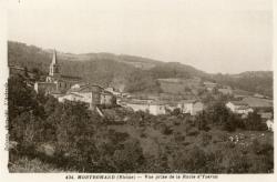 Montromand (Rhône). - Vue prise de la route d'Yzeron