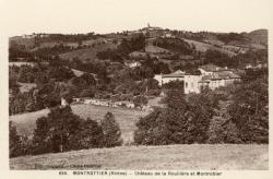 Montrottier (Rhône). - Château de la Roullière et Montrottier