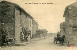 Morancé (Rhône). - Avenue principale