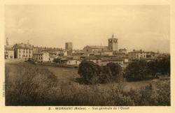 Mornant (Rhône). - Vue générale de l'Ouest