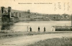Neuville-sur-Saône. -  Vue de Villevert et le Pont