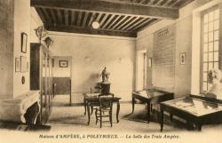 Maison d'Ampère, à Poleymieux. - La Salle des Trois Ampère