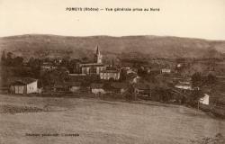 Pomeys (Rhône). - Vue générale prise au Nord