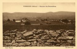 Pommiers (Rhône). - Hameau des Bonnetières