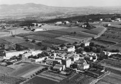 Pommiers (Rhône). - Vue générale aérienne