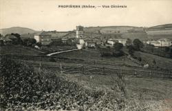 Propières (Rhône). - Vue générale