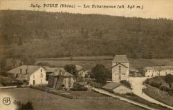 Poule (Rhône). - Les Echarmeaux (alt. 843 m.)