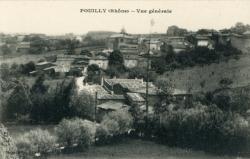 Pouilly-le-Monial (Rhône). - Vue générale