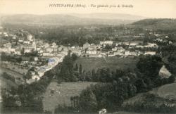 Pontcharra (Rhône). - Vue générale prise de Grévilly