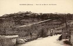 Riverie (Rhône). - Vue de la Route de Givors