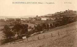 St-Christophe-la-Montagne (Rhône). - Vue générale