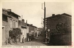 St-Didier-sous-Riverie (Rhône). - Arrivée Nord