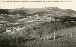 St-Didier-s.-Riverie (Rhône). - Vue générale (Pays de cure d'air. - Alt. 521 m.)