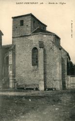 Saint-Fortunat. - Abside de l'Eglise