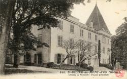 St-Didier-au-Mont-d'Or (Rhône). - Château de Fromente. - Façade principale