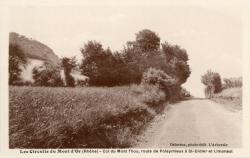 Les Circuits du Mont d'Or (Rhône). - Col du Mont Thou, route de Poleymieux à St-Didier et Limonest