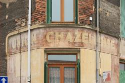 Ancien magasin, Union chazelloise, rue Martouret, Chazelles-sur-Lyon, Loire